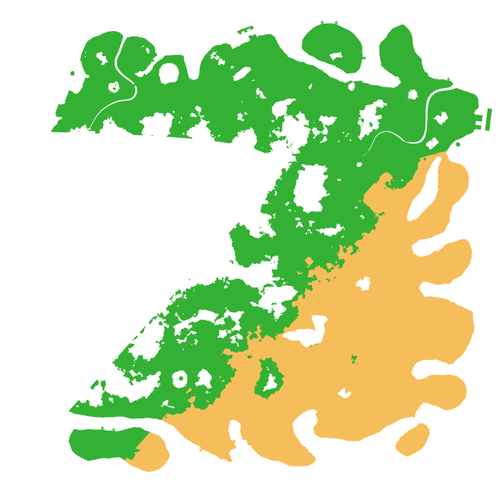 Biome Rust Map: Procedural Map, Size: 4520, Seed: 1355947636