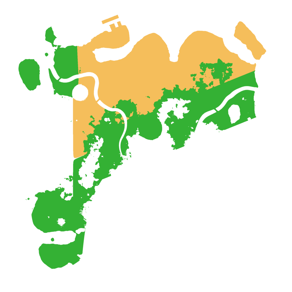 Biome Rust Map: Procedural Map, Size: 3400, Seed: 2146265972