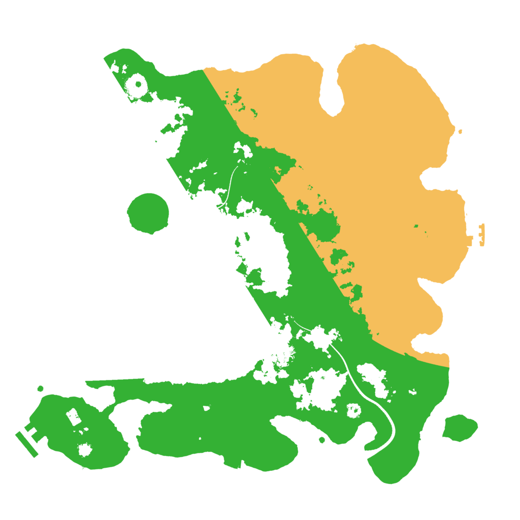 Biome Rust Map: Procedural Map, Size: 3500, Seed: 1658821172