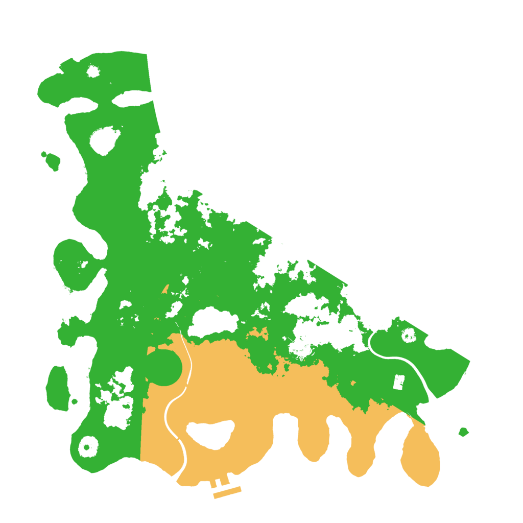 Biome Rust Map: Procedural Map, Size: 3750, Seed: 1576778406