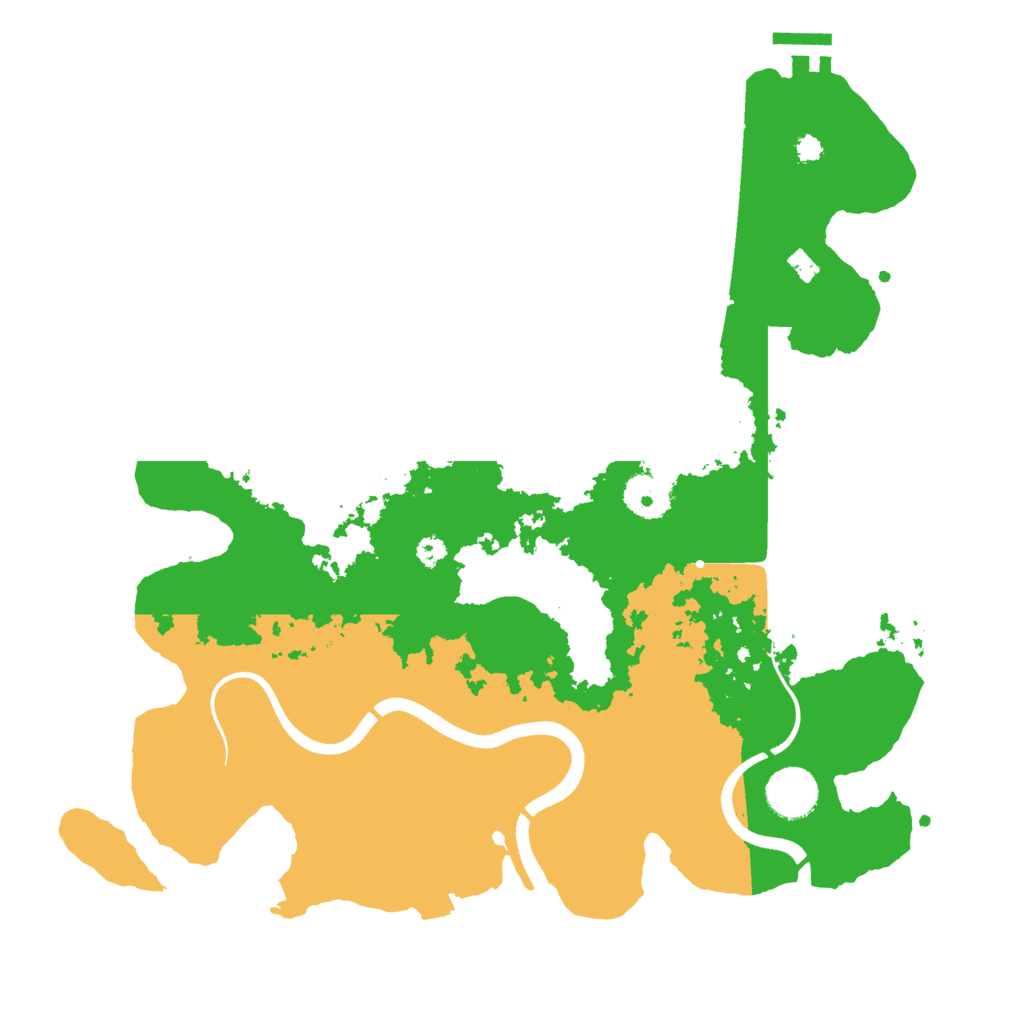 Biome Rust Map: Procedural Map, Size: 3500, Seed: 649282229