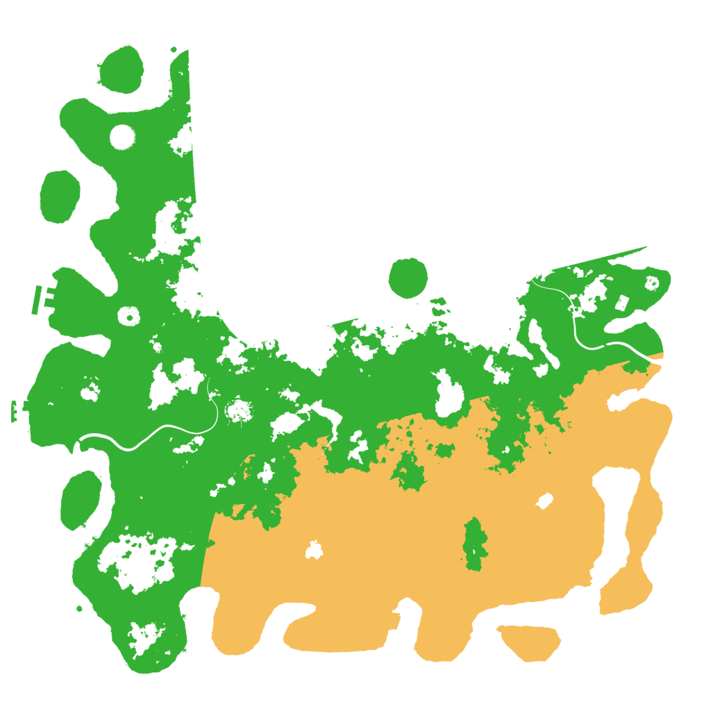 Biome Rust Map: Procedural Map, Size: 4950, Seed: 1