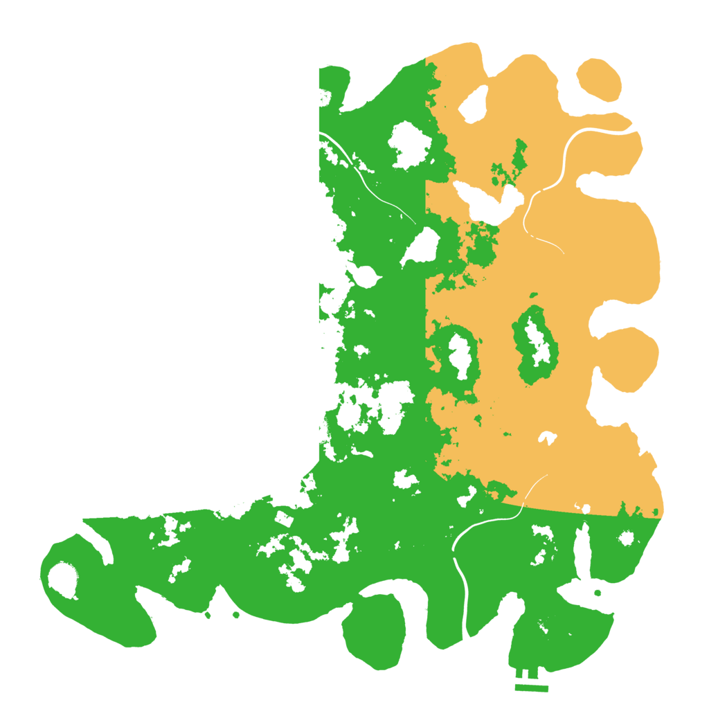 Biome Rust Map: Procedural Map, Size: 4300, Seed: 5687796
