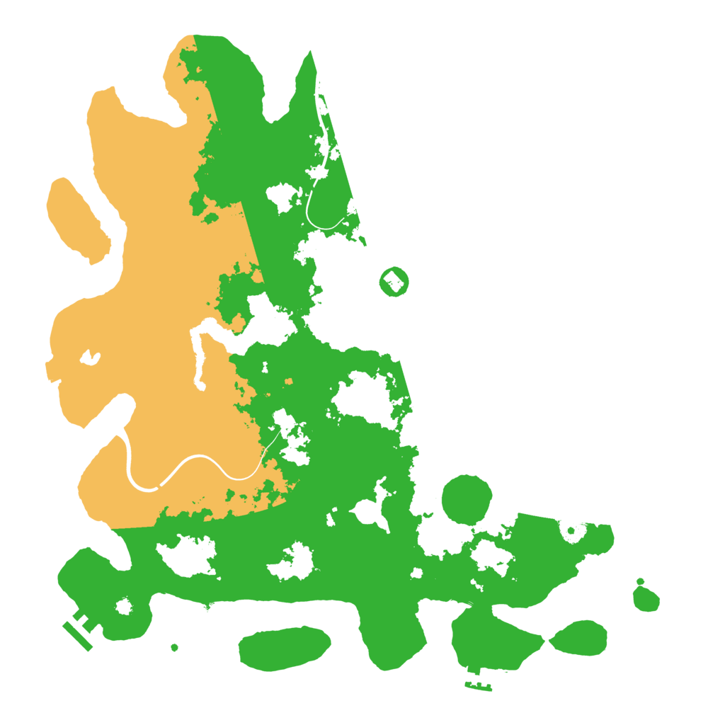Biome Rust Map: Procedural Map, Size: 4000, Seed: 1810430993