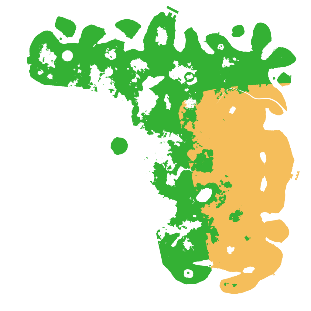 Biome Rust Map: Procedural Map, Size: 5000, Seed: 82711