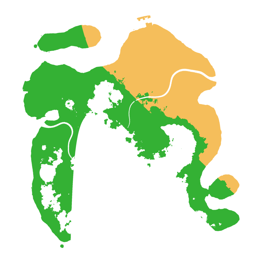 Biome Rust Map: Procedural Map, Size: 3000, Seed: 1769126284