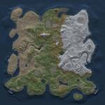 Thumbnail Rust Map: Procedural Map, Size: 4000, Seed: 24511, 15 Monuments