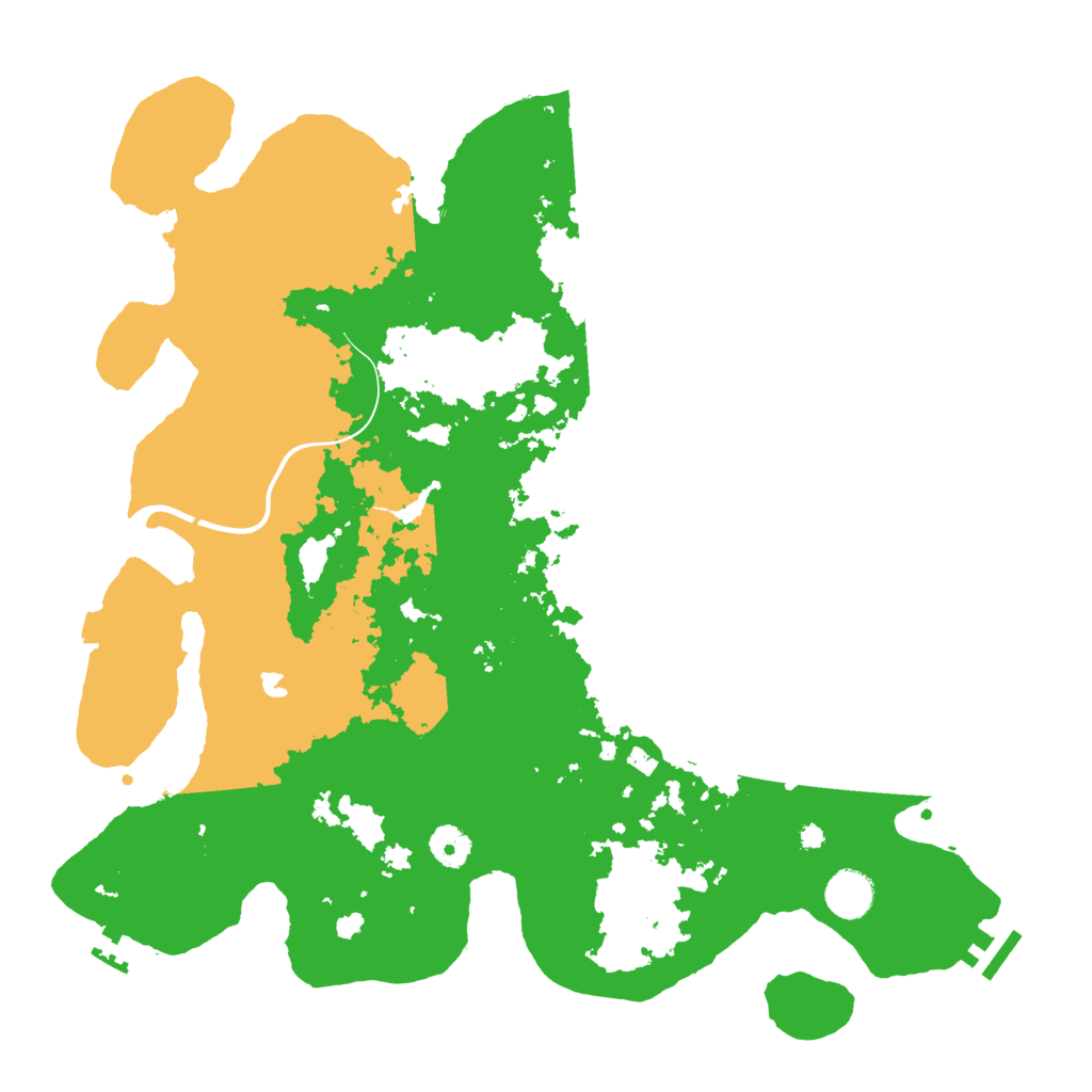Biome Rust Map: Procedural Map, Size: 4000, Seed: 24511