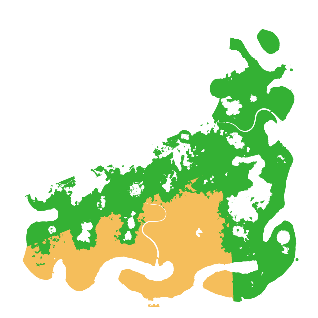 Biome Rust Map: Procedural Map, Size: 4250, Seed: 2022504216