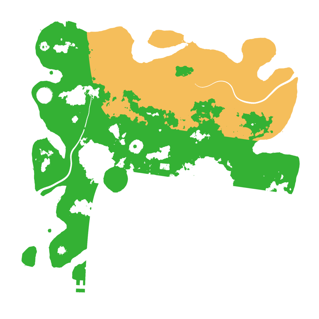 Biome Rust Map: Procedural Map, Size: 3500, Seed: 4753974