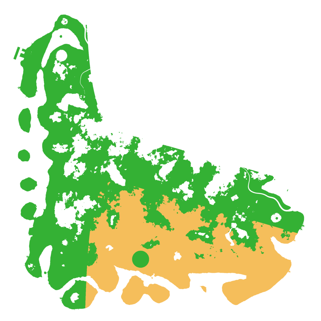 Biome Rust Map: Procedural Map, Size: 5000, Seed: 824202324