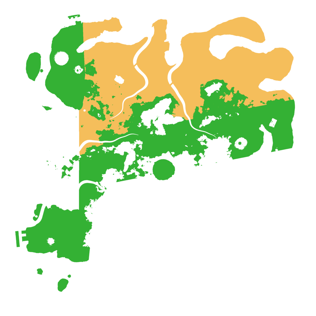 Biome Rust Map: Procedural Map, Size: 4000, Seed: 39850422