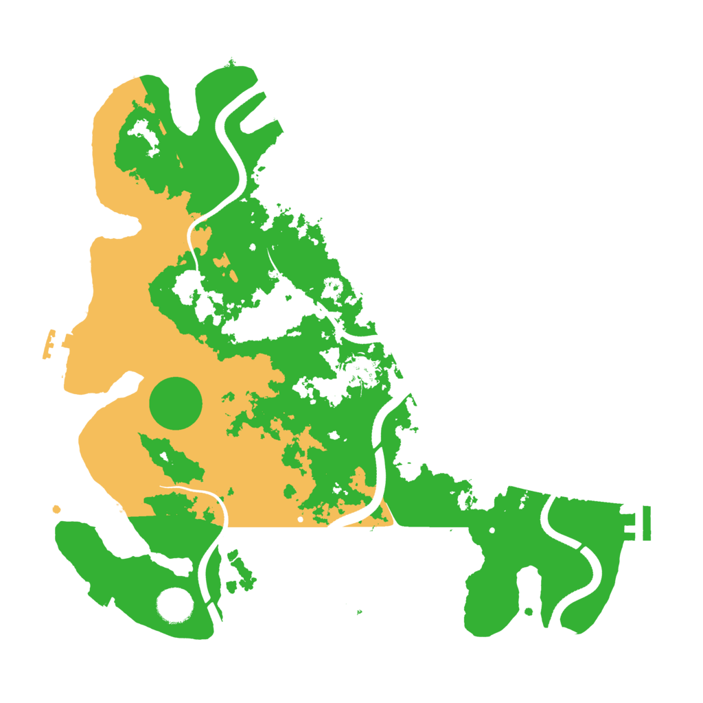 Biome Rust Map: Procedural Map, Size: 3500, Seed: 2017127760