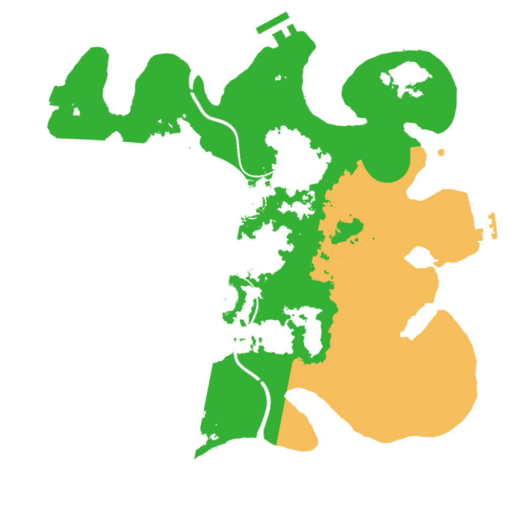 Biome Rust Map: Procedural Map, Size: 3000, Seed: 335044217