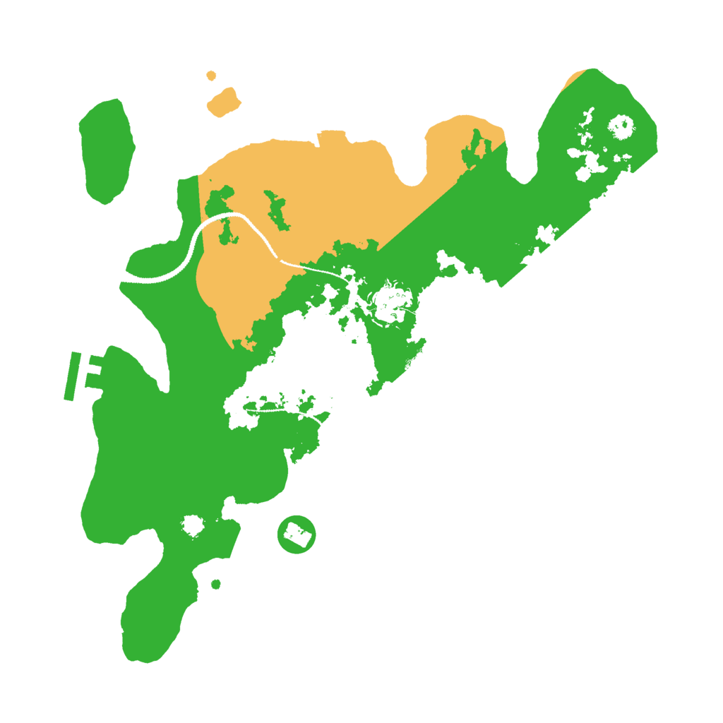 Biome Rust Map: Procedural Map, Size: 3000, Seed: 171695859