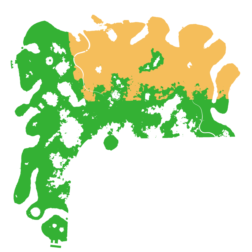 Biome Rust Map: Procedural Map, Size: 4750, Seed: 276040222