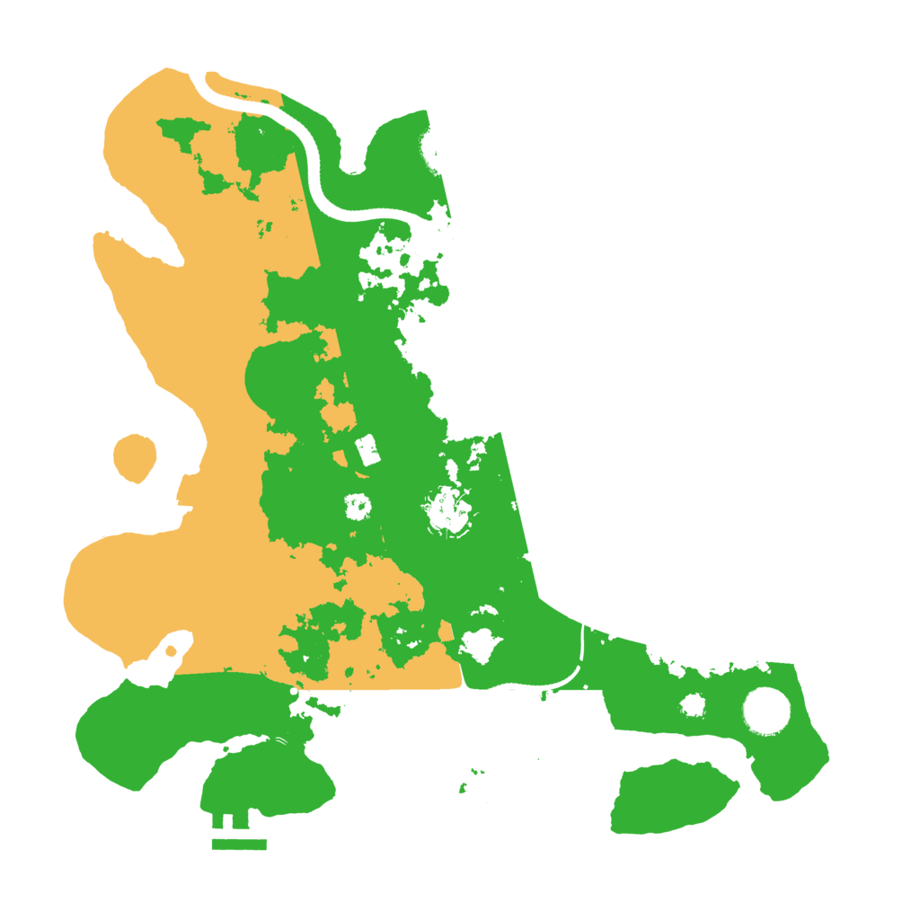 Biome Rust Map: Procedural Map, Size: 3400, Seed: 29000