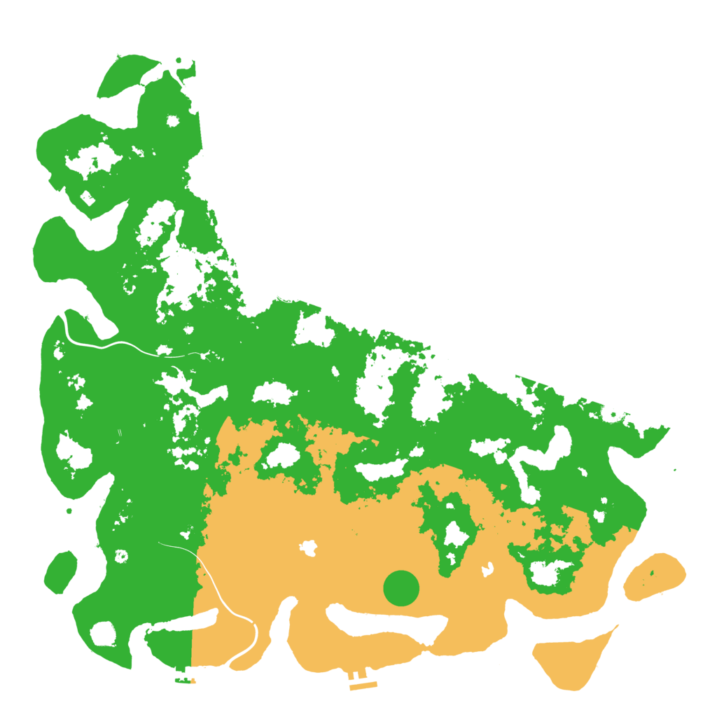 Biome Rust Map: Procedural Map, Size: 5250, Seed: 116155354