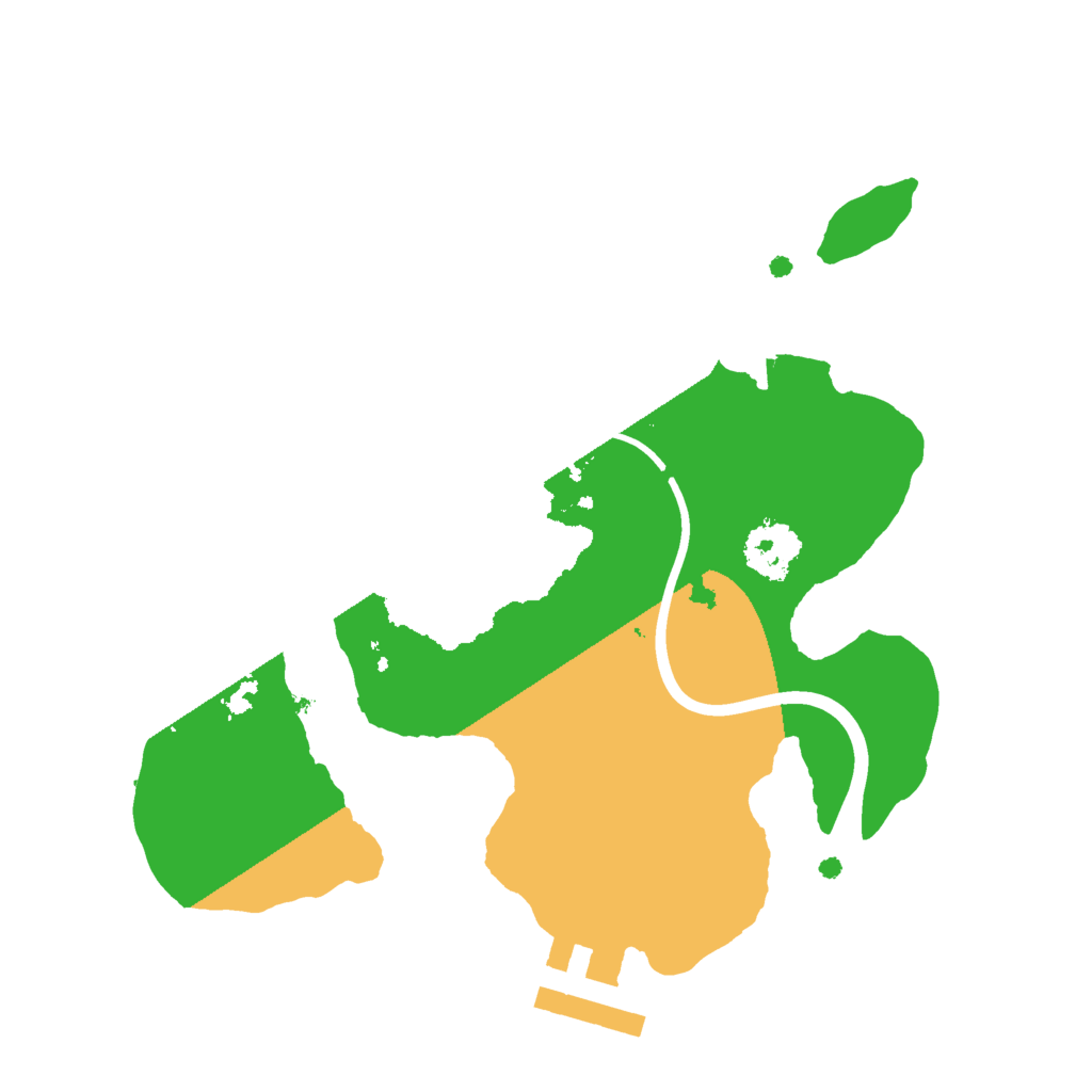 Biome Rust Map: Procedural Map, Size: 2000, Seed: 4777