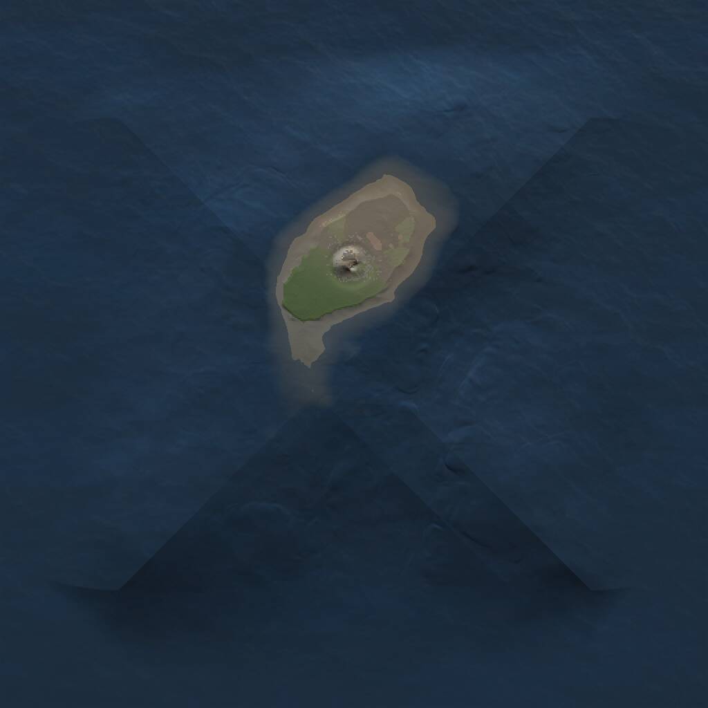 Rust Map: Procedural Map, Size: 1000, Seed: 465939280, 1 Monuments