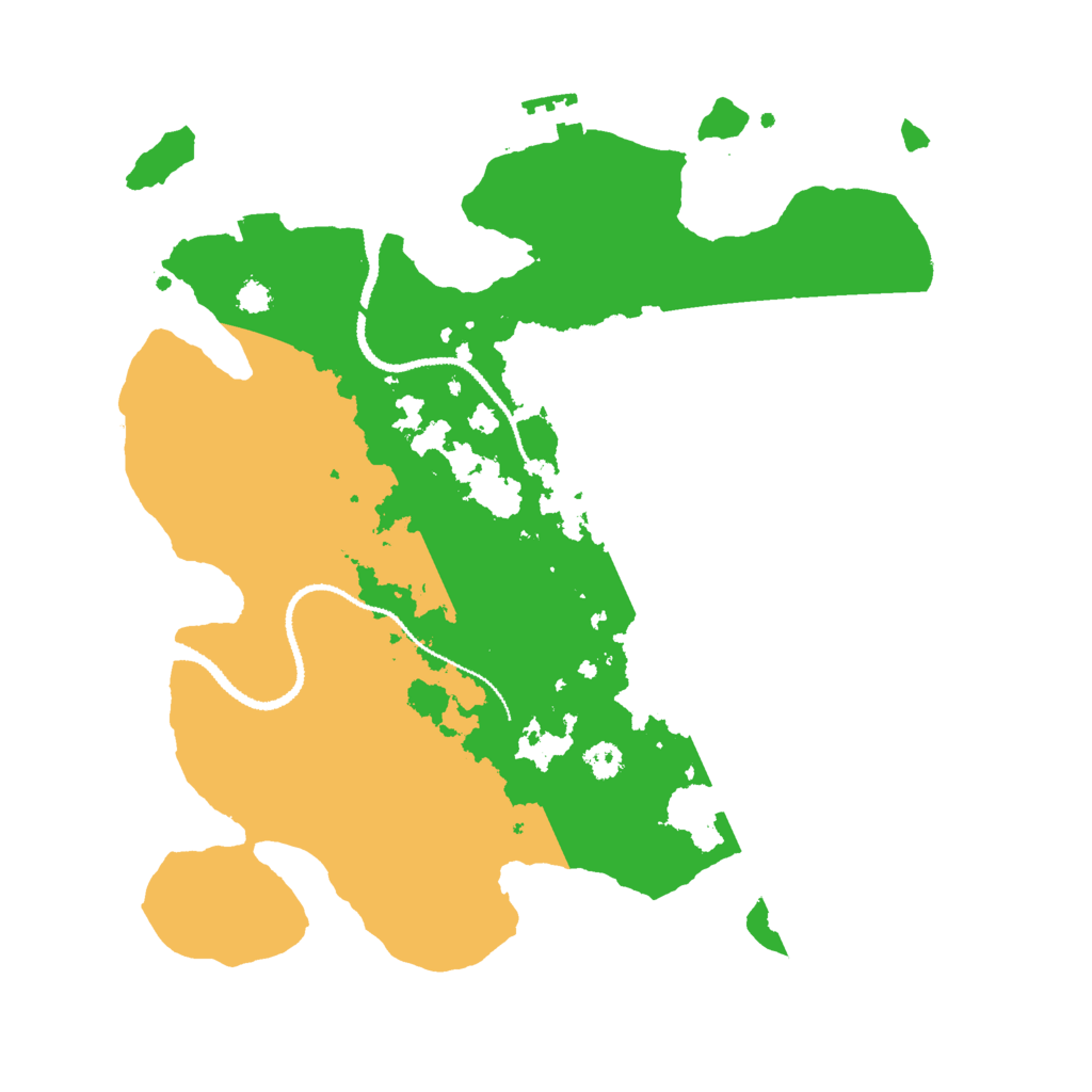 Biome Rust Map: Procedural Map, Size: 3000, Seed: 19722