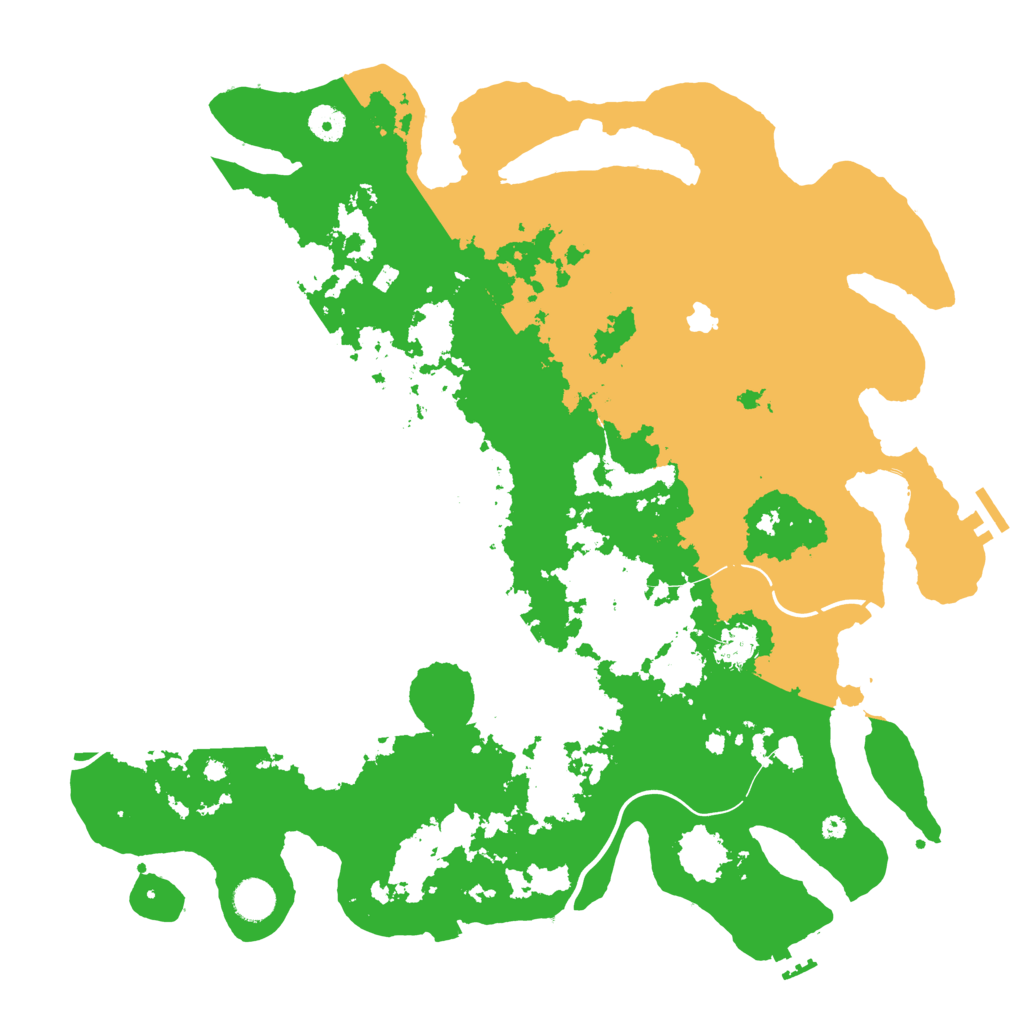 Biome Rust Map: Procedural Map, Size: 4250, Seed: 65236553