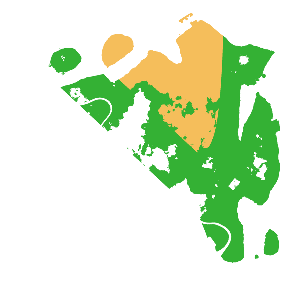 Biome Rust Map: Procedural Map, Size: 3000, Seed: 29037