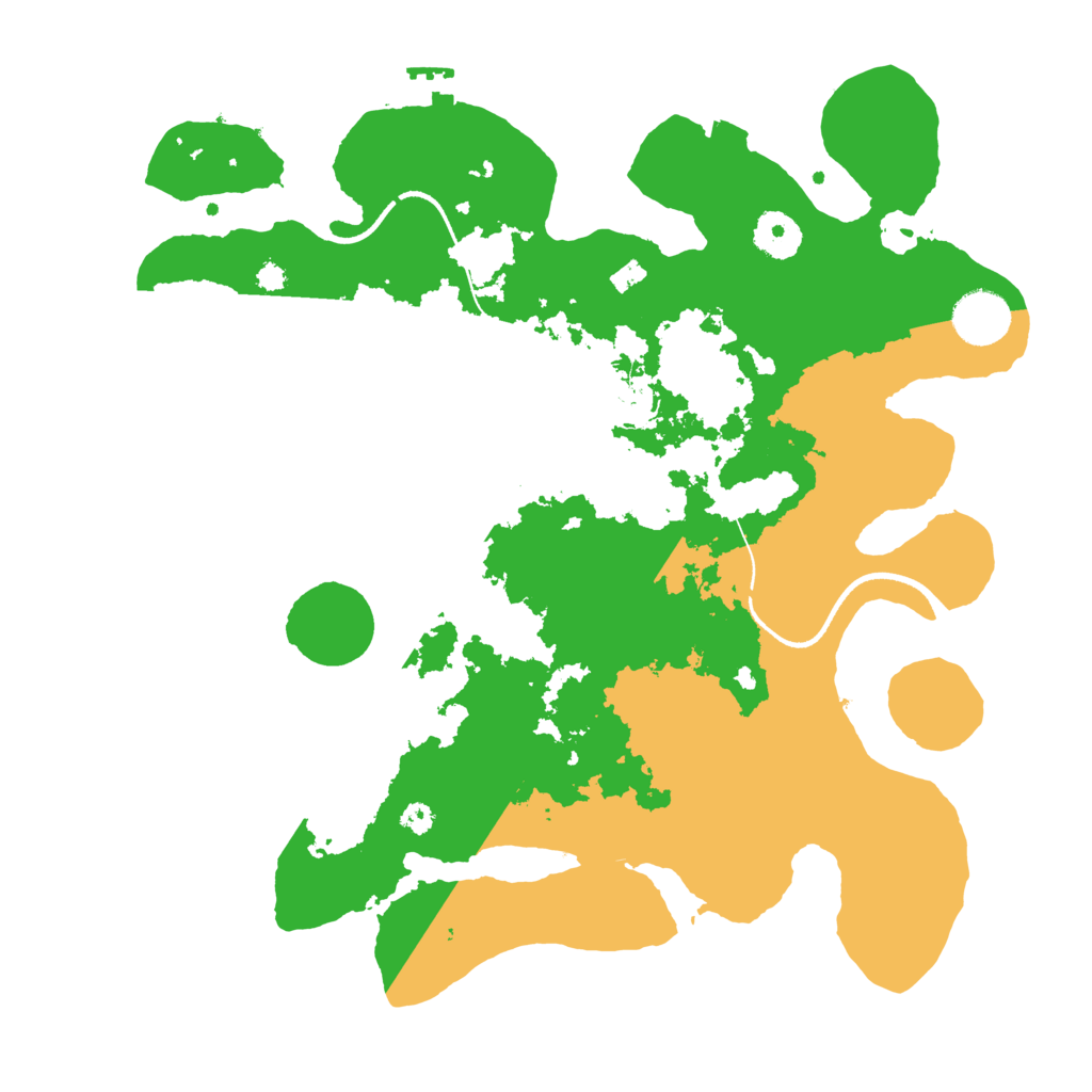 Biome Rust Map: Procedural Map, Size: 3500, Seed: 109180273
