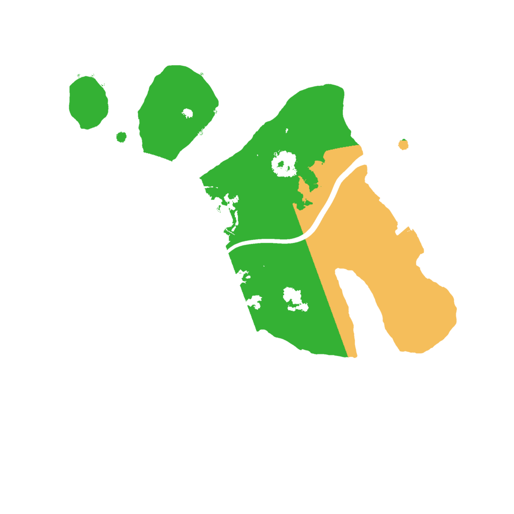 Biome Rust Map: Procedural Map, Size: 2000, Seed: 15398279