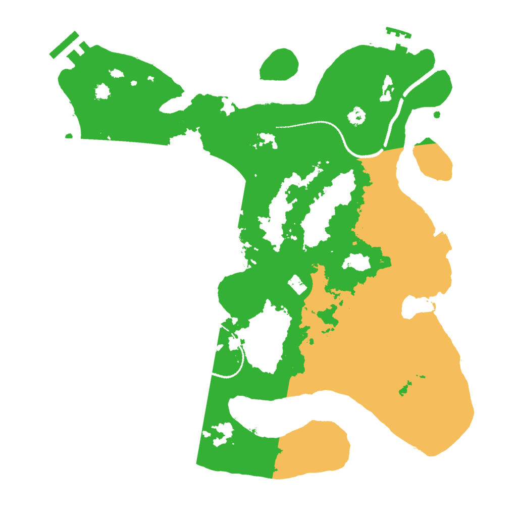 Biome Rust Map: Procedural Map, Size: 3000, Seed: 27701