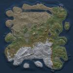 Thumbnail Rust Map: Procedural Map, Size: 3900, Seed: 50010, 16 Monuments