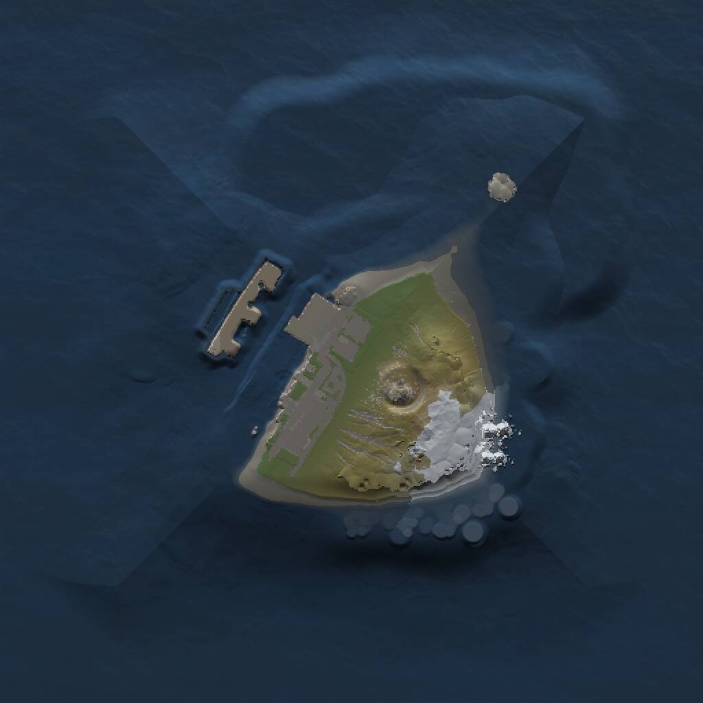 Rust Map: Procedural Map, Size: 1000, Seed: 622076842, 2 Monuments