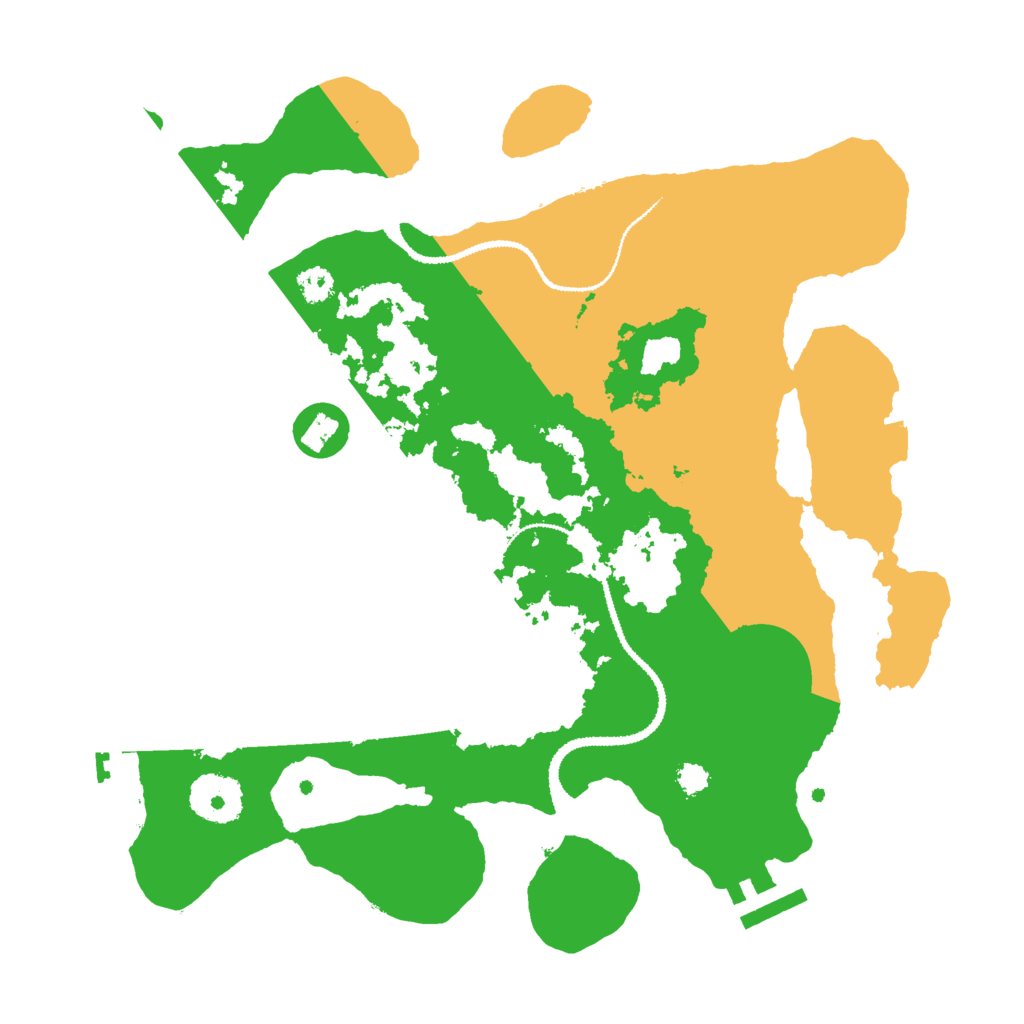 Biome Rust Map: Procedural Map, Size: 3000, Seed: 16243