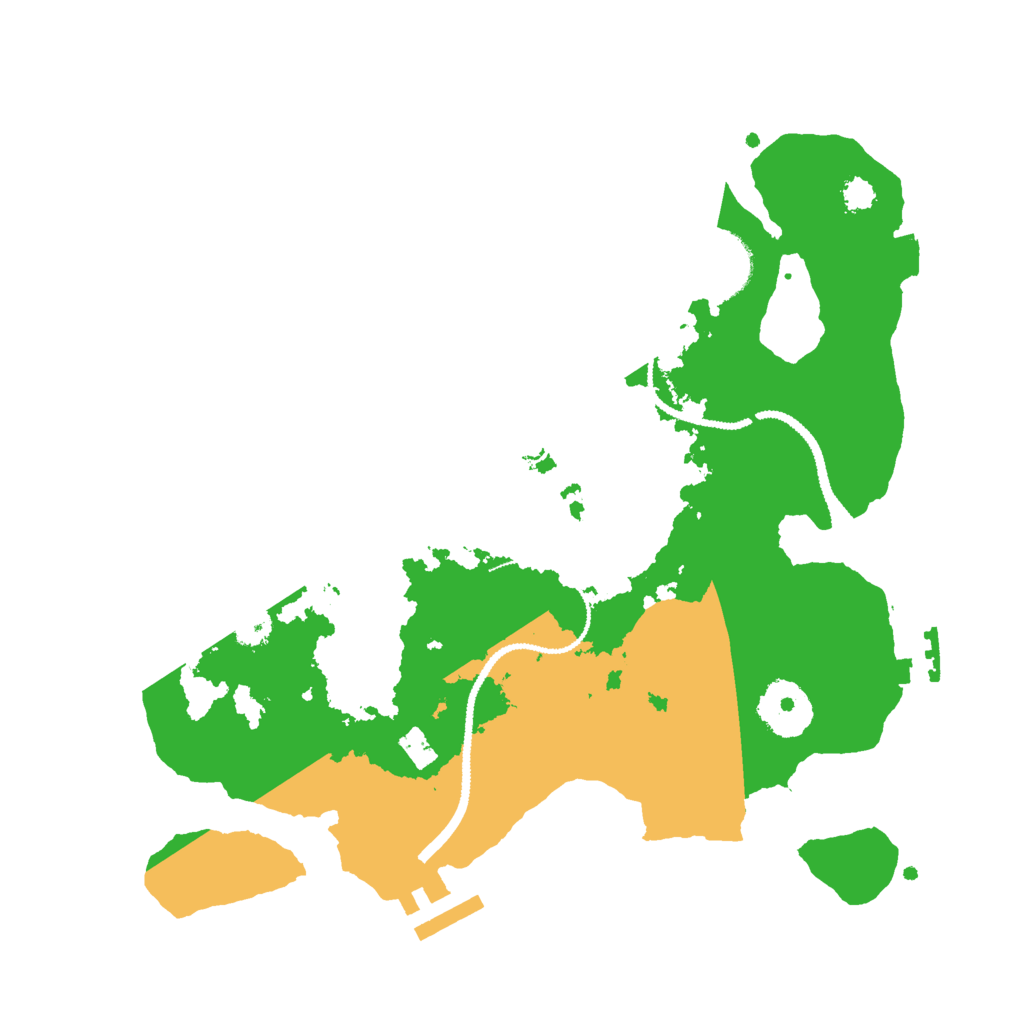 Biome Rust Map: Procedural Map, Size: 2850, Seed: 271339397