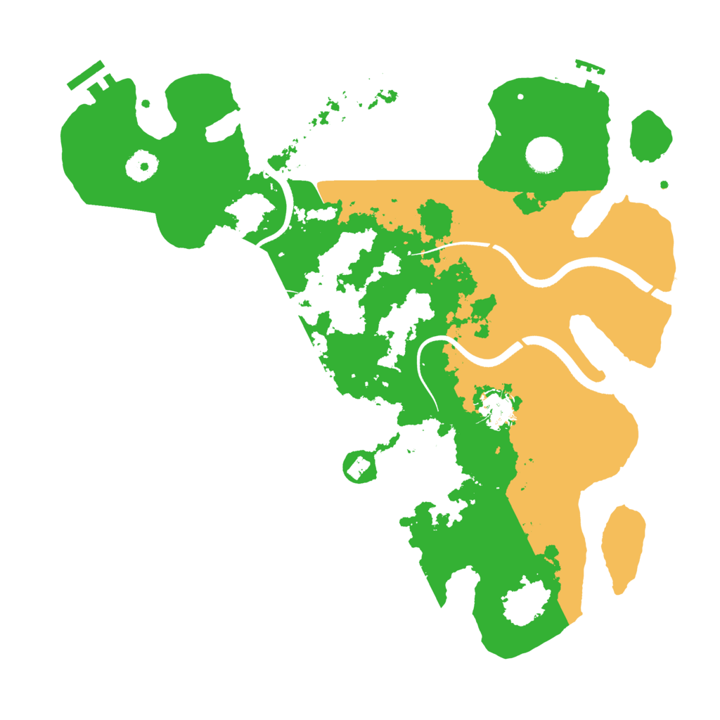 Biome Rust Map: Procedural Map, Size: 3500, Seed: 356965690