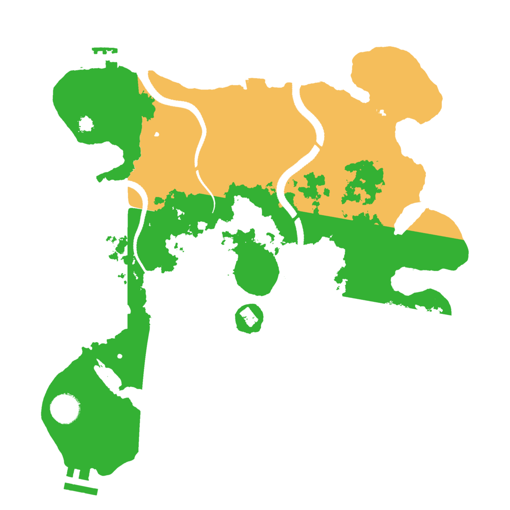 Biome Rust Map: Procedural Map, Size: 3050, Seed: 1605290779