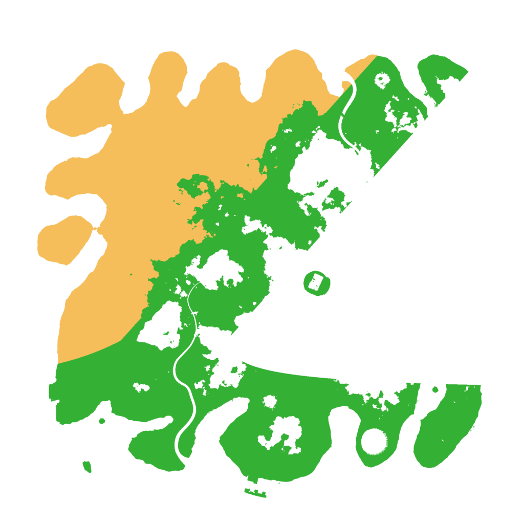 Biome Rust Map: Procedural Map, Size: 3550, Seed: 2014599857