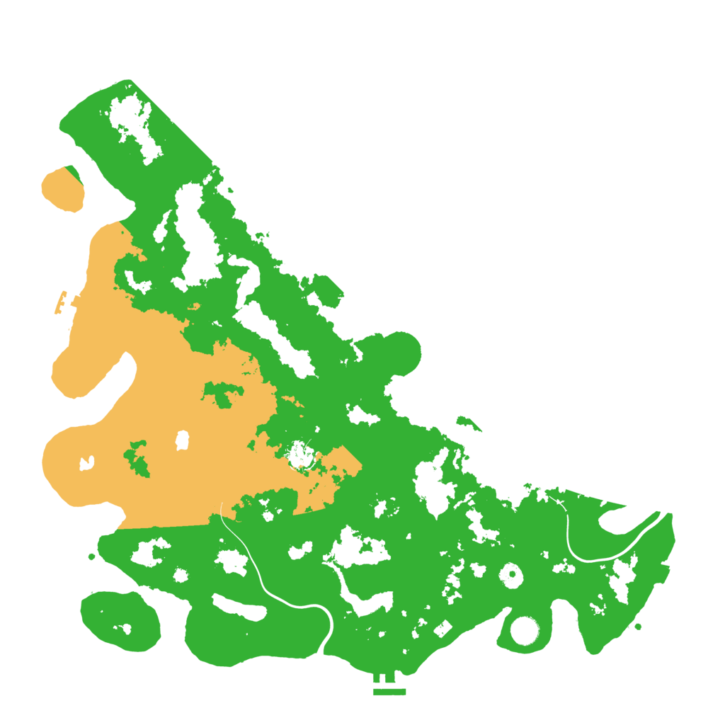Biome Rust Map: Procedural Map, Size: 4500, Seed: 1511363197