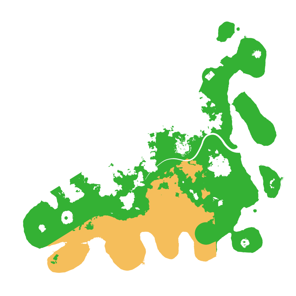 Biome Rust Map: Procedural Map, Size: 3500, Seed: 354307571