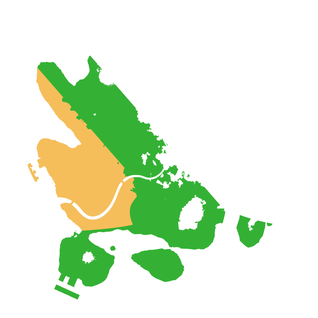 Biome Rust Map: Procedural Map, Size: 2500, Seed: 806984695