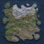 Thumbnail Rust Map: Procedural Map, Size: 3500, Seed: 1928854816, 13 Monuments