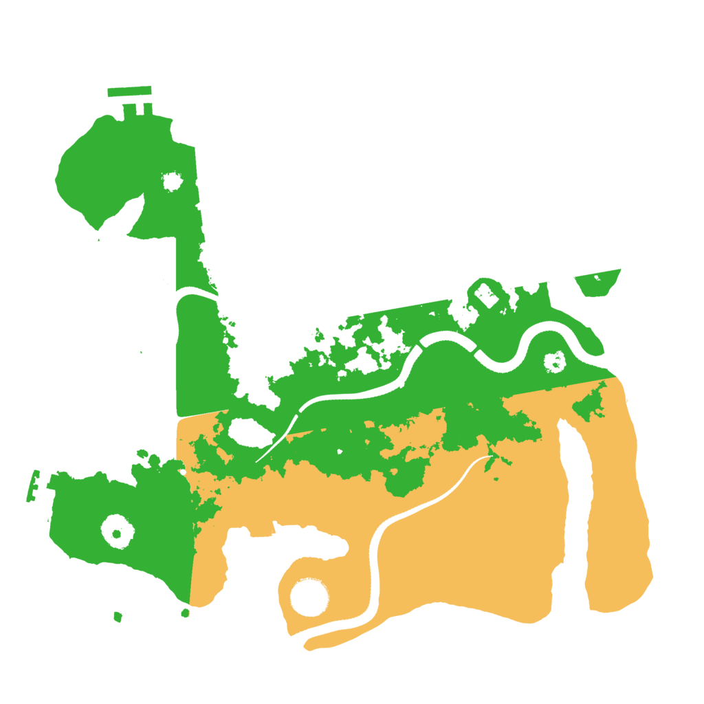 Biome Rust Map: Procedural Map, Size: 3250, Seed: 514118136