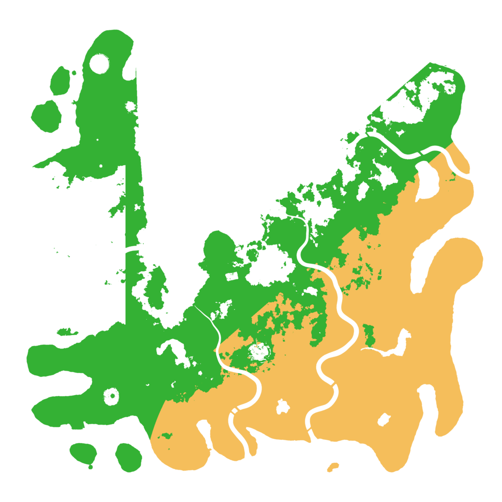 Biome Rust Map: Procedural Map, Size: 4500, Seed: 342316964