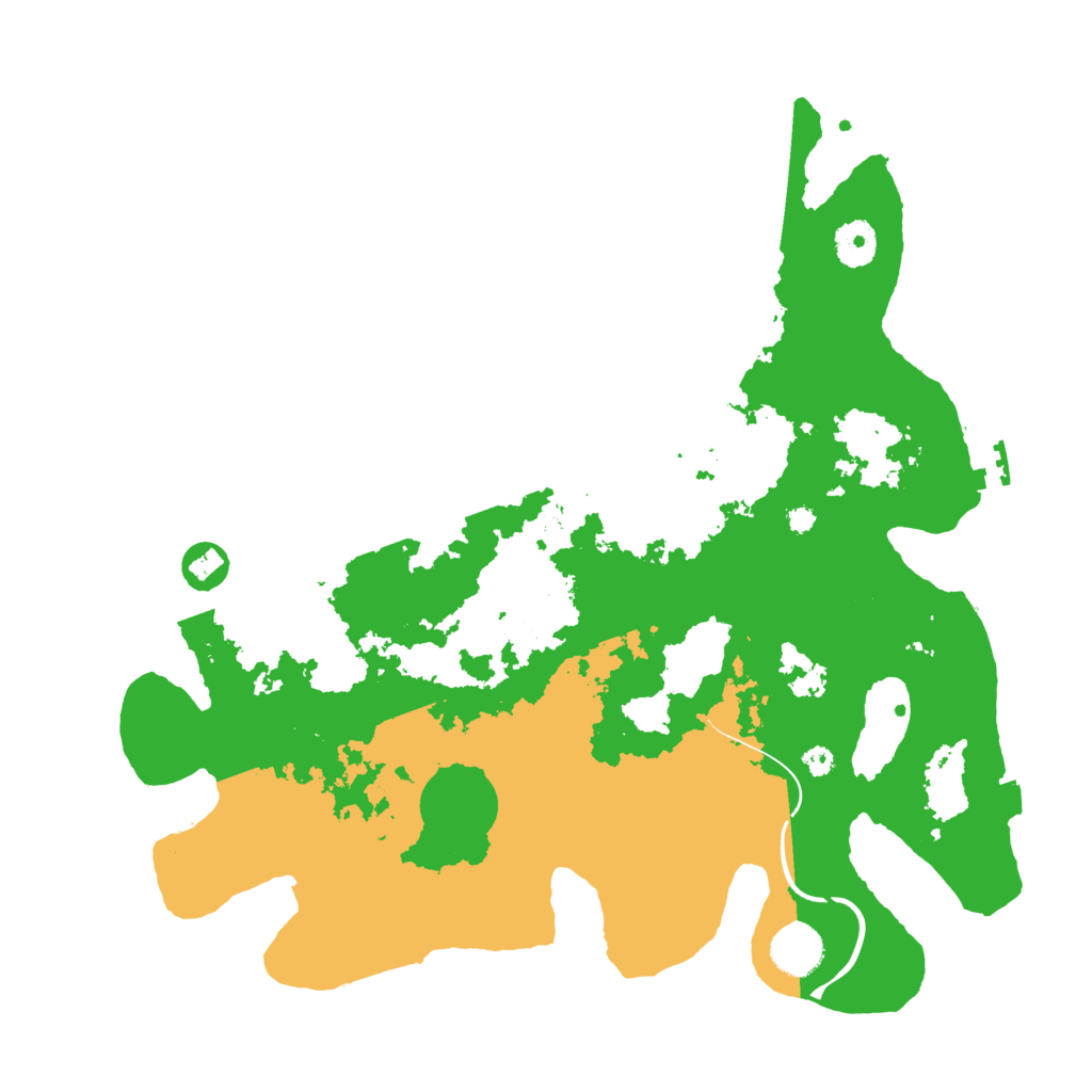 Biome Rust Map: Procedural Map, Size: 3700, Seed: 1093819675