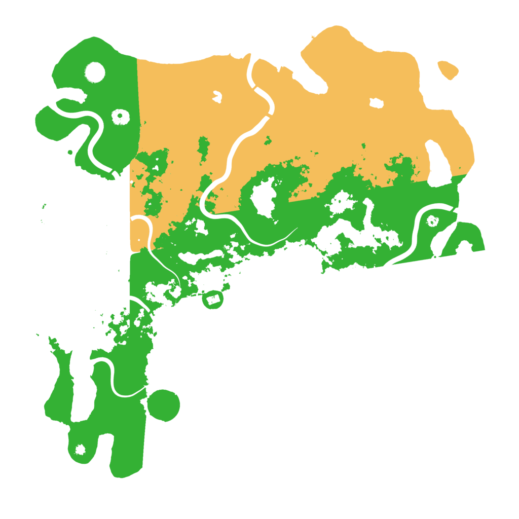 Biome Rust Map: Procedural Map, Size: 4500, Seed: 1271414386
