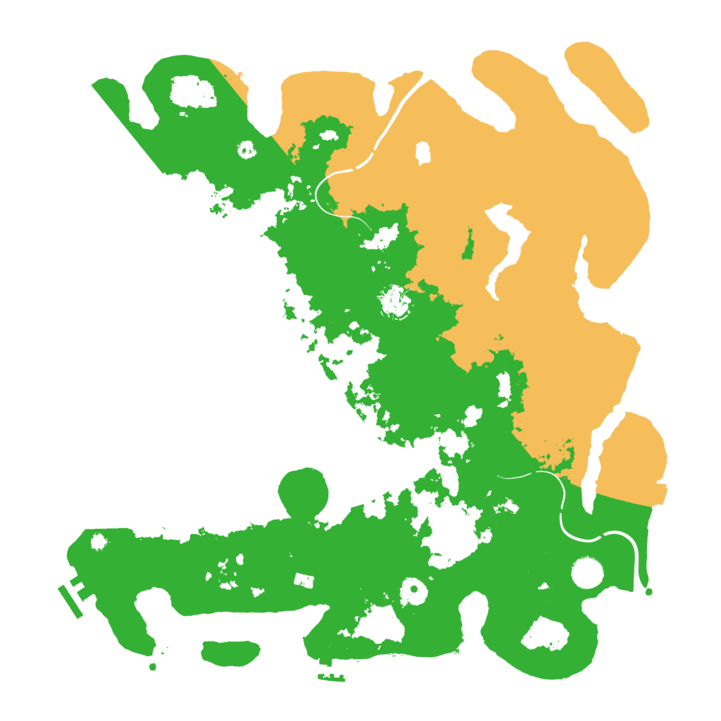 Biome Rust Map: Procedural Map, Size: 4000, Seed: 162684052