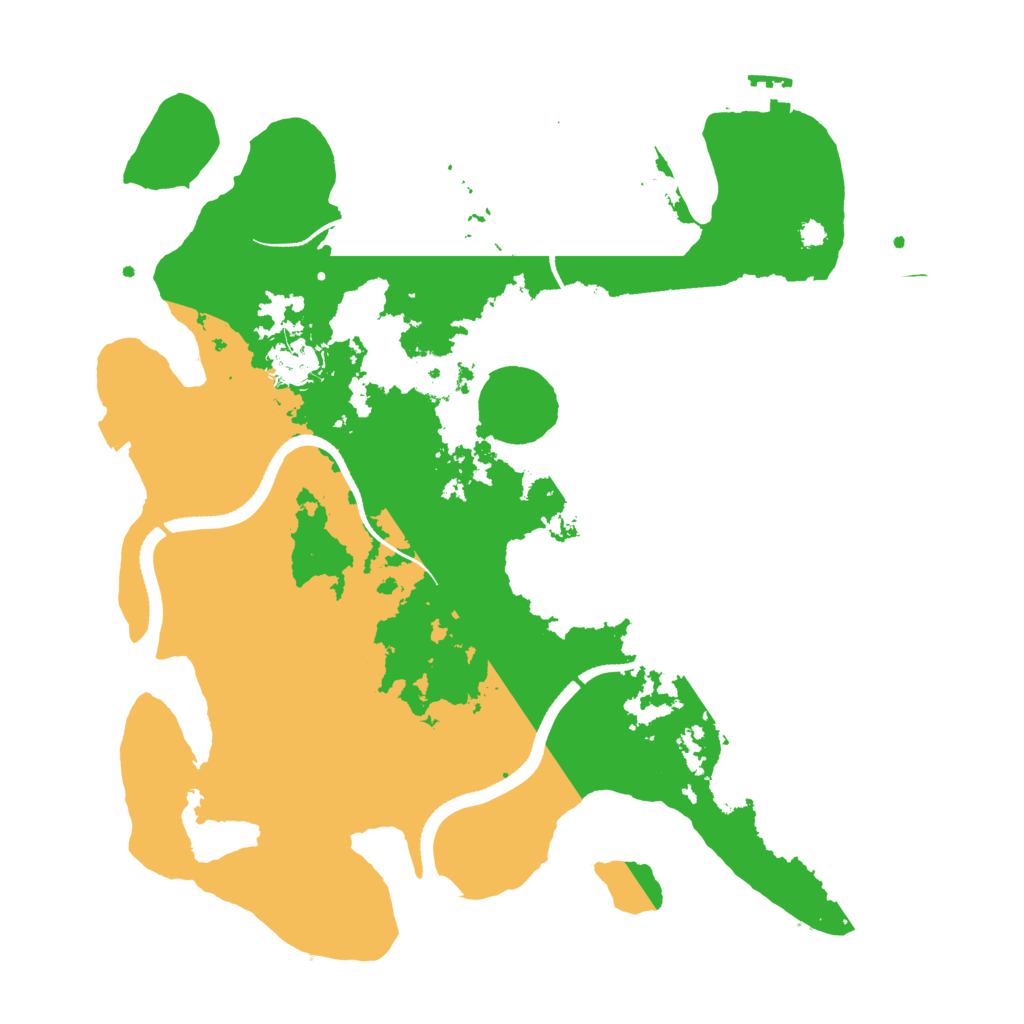 Biome Rust Map: Procedural Map, Size: 3500, Seed: 1155477532
