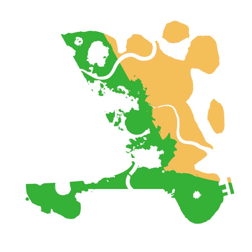 Biome Rust Map: Procedural Map, Size: 3000, Seed: 1860