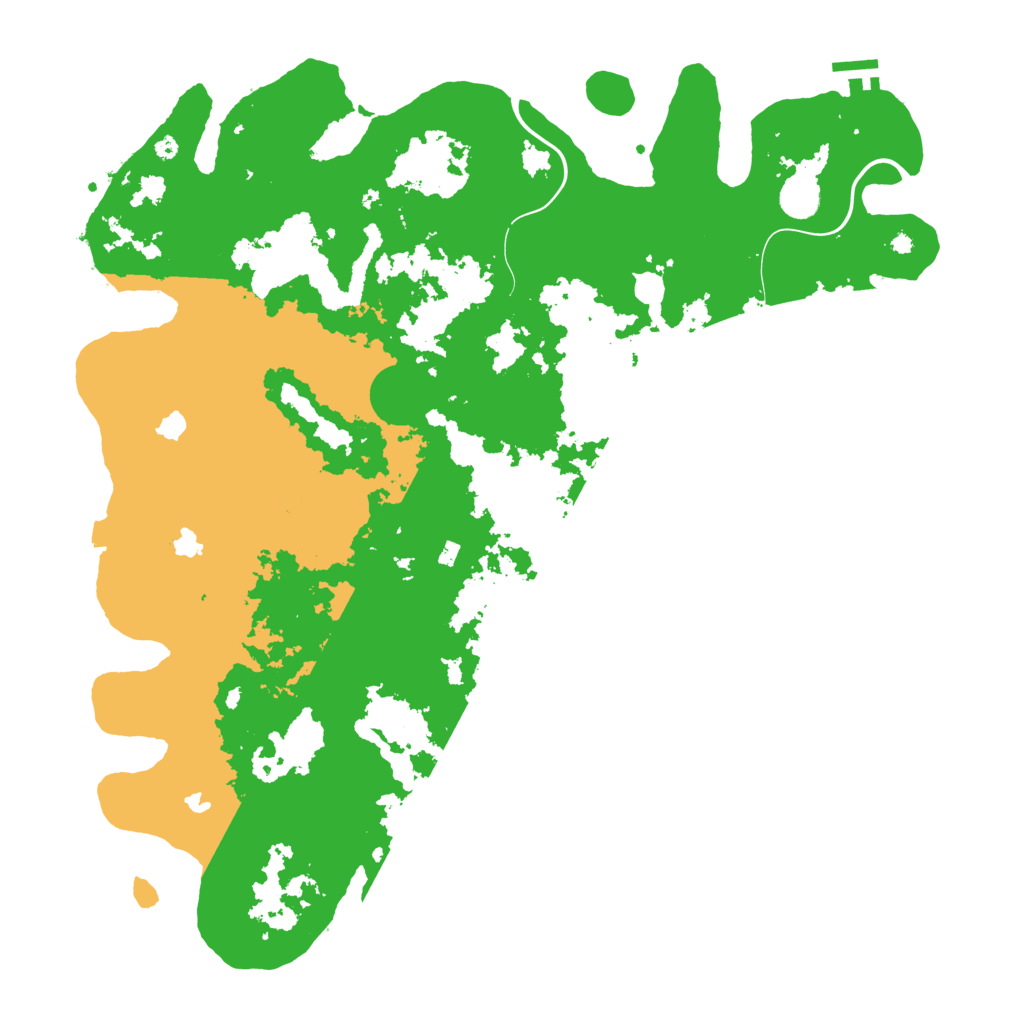 Biome Rust Map: Procedural Map, Size: 4500, Seed: 579432253