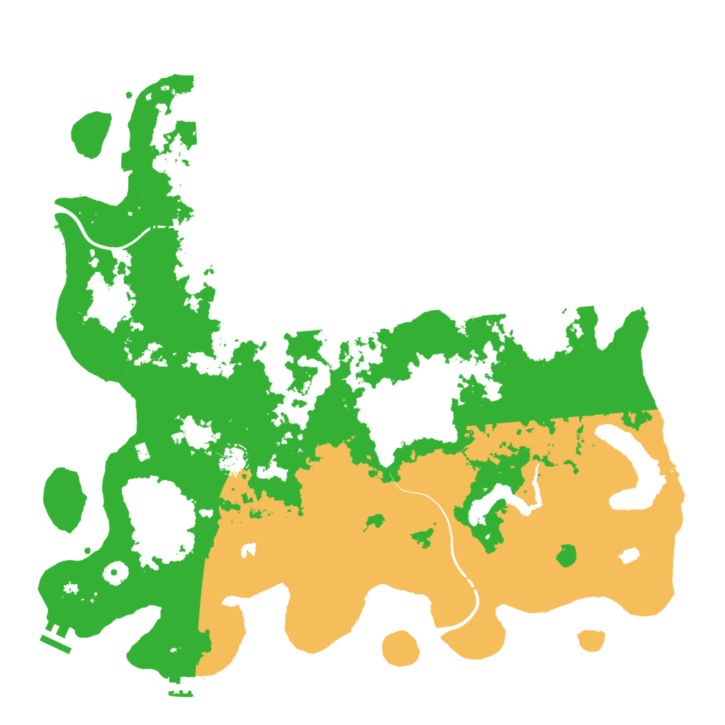 Biome Rust Map: Procedural Map, Size: 4500, Seed: 1284910244